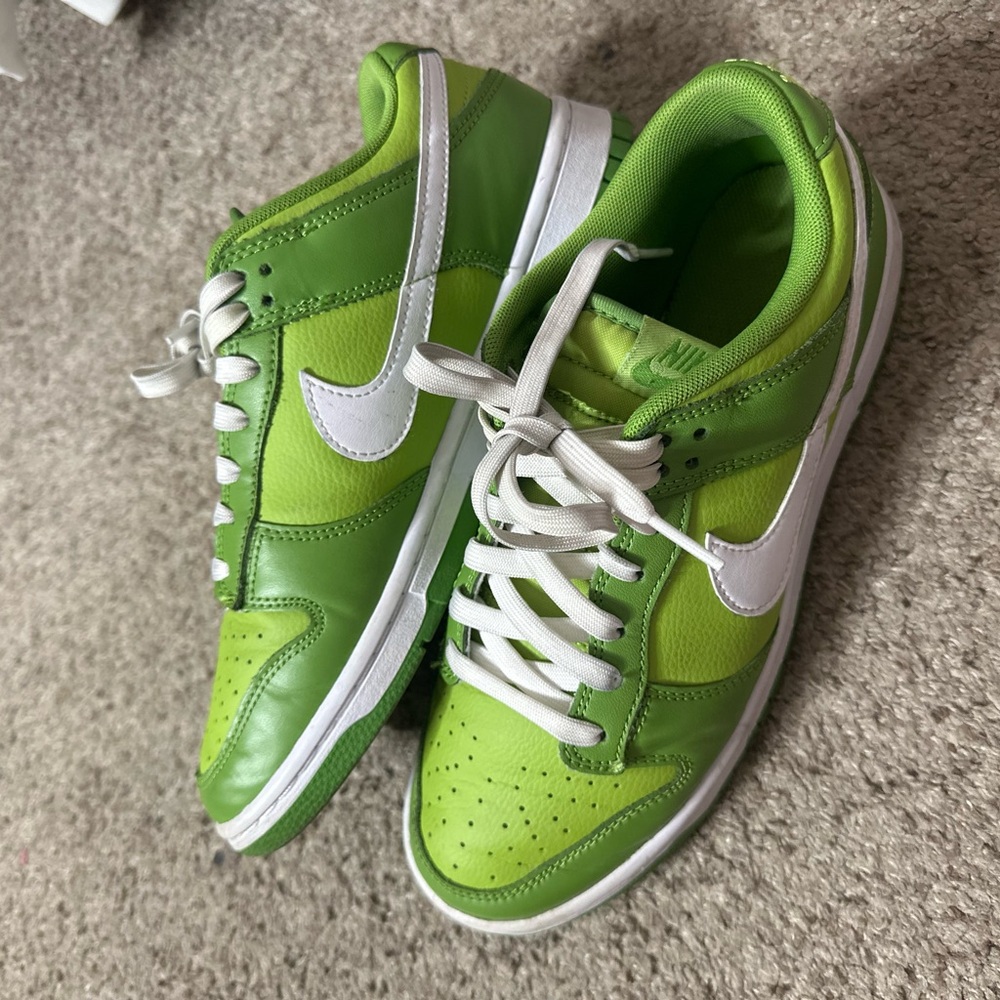 Nike Lime and White Athletic Shoes